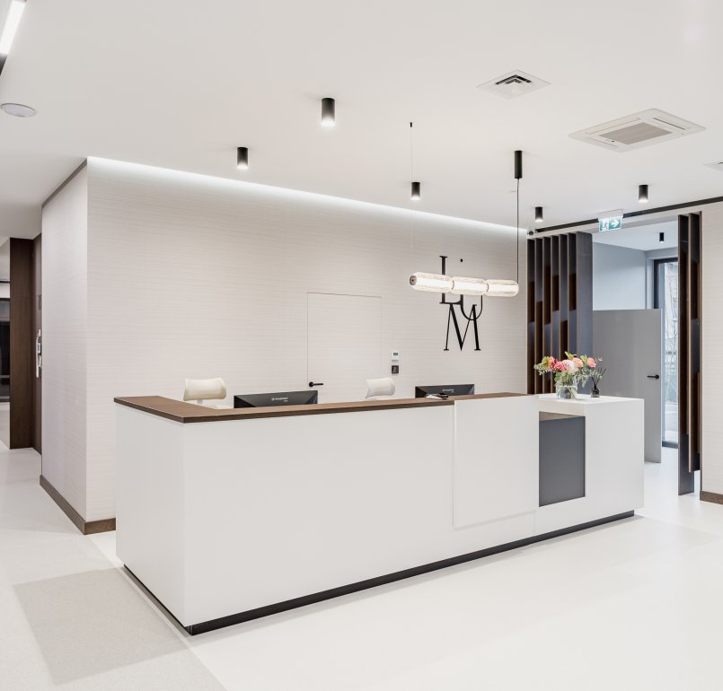 Recepcja Lumic Clinic - przyjazna klinika stomatologiczna w Żorach